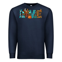 Navy Love Thanksgivings Turkey Premium Sweatshirt - RanaPortraitStore
