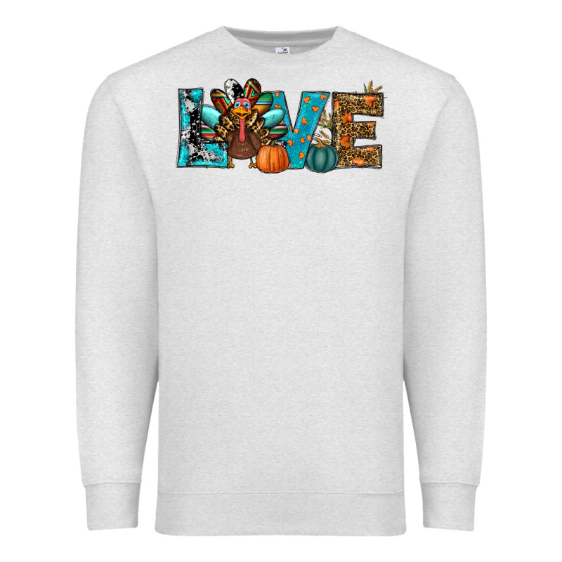 Love Thanksgivings Turkey Premium Sweatshirt by RanaPortraitStore | Teevron