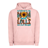 Pigment Salmon god gifted me two titles mom and lolli  and i rock Urban Hoodie - JahusDesignShop