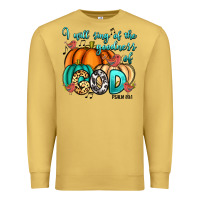 Antique Gold I will sing of the goodness of God Psalm 89:1 Premium Sweatshirt - RanaPortraitStore