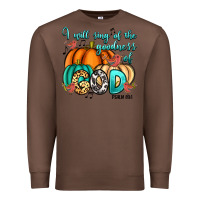 Chestnut I will sing of the goodness of God Psalm 89:1 Premium Sweatshirt - RanaPortraitStore