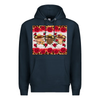 Navy mexico gnomes mouse pad Premium Hoodie - HRA Design Shop