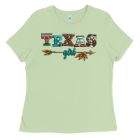 Matcha texas girl serape turquoise leopard cowhide arrow Ladies Tee - Artiststas