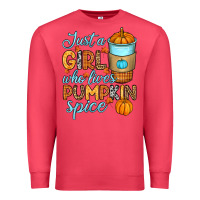 Cardinal Just a girl who loves pumpkin spice Premium Sweatshirt - RanaPortraitStore