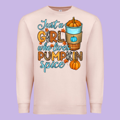 Premium Sweatshirt Just a girl who loves pumpkin spice