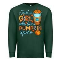 Sports Green Just a girl who loves pumpkin spice Premium Sweatshirt - RanaPortraitStore