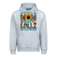 Heather Grey god gifted me two titles mom and lolli  and i rock Urban Hoodie - JahusDesignShop
