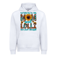 God Gifted Me Two Titles Mom And Lolli  And I Rock Urban Hoodie | Teevron