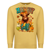 Antique Gold Hay there Fall pumpkin heifer Premium Sweatshirt - RanaPortraitStore