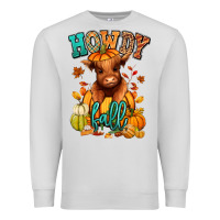 Dove Grey Hay there Fall pumpkin heifer Premium Sweatshirt - RanaPortraitStore