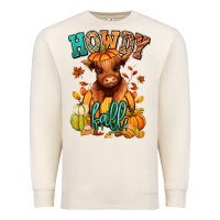 Sandshell Hay there Fall pumpkin heifer Premium Sweatshirt - RanaPortraitStore
