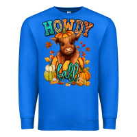 True Royal Hay there Fall pumpkin heifer Premium Sweatshirt - RanaPortraitStore
