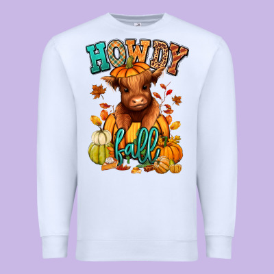 Premium Sweatshirt Hay there Fall pumpkin heifer