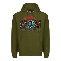 Army Green autism Premium Hoodie - CowhideDigitalArt