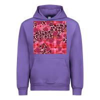 Tulip valentines day roses leopard seamless pattern Urban Hoodie - JahusDesignShop
