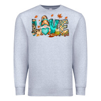 Heather Grey But i think i love Fall most of all gnome Premium Sweatshirt - RanaPortraitStore