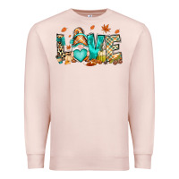 Pale Pink But i think i love Fall most of all gnome Premium Sweatshirt - RanaPortraitStore