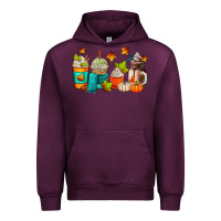 Mauve Wine fall coffee cups Urban Hoodie - AdoDesignShop