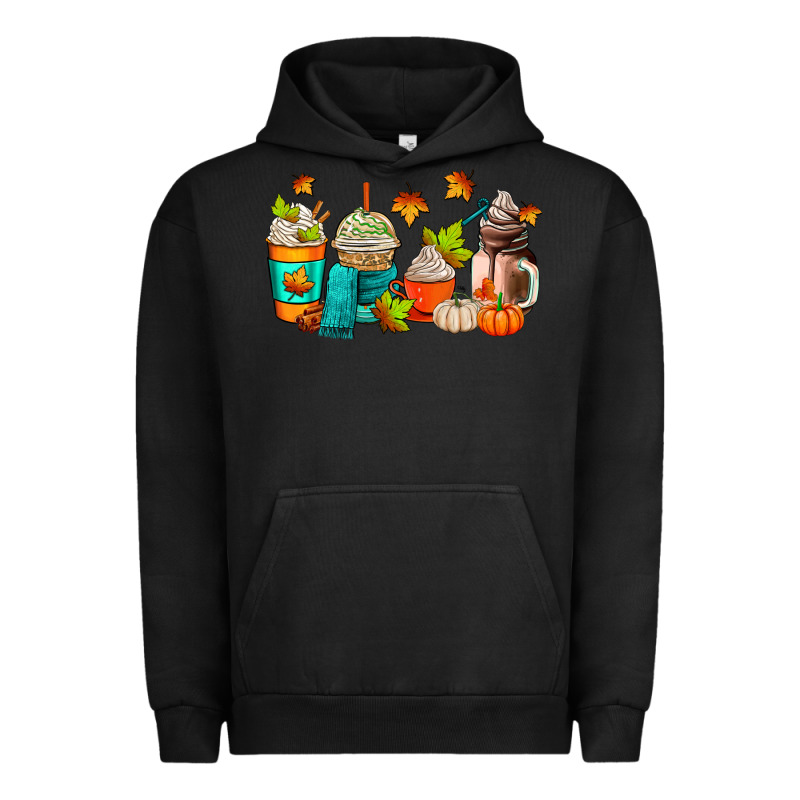 Fall Coffee Cups Urban Hoodie by AdoDesignShop | Teevron