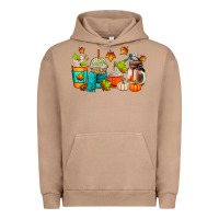 Pigment Burro fall coffee cups Urban Hoodie - AdoDesignShop