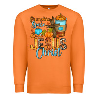 Carrot Pumpkin spice and Jesus Christ Premium Sweatshirt - RanaPortraitStore