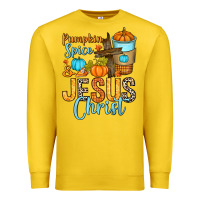 Lemon Pumpkin spice and Jesus Christ Premium Sweatshirt - RanaPortraitStore
