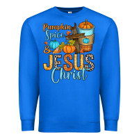 True Royal Pumpkin spice and Jesus Christ Premium Sweatshirt - RanaPortraitStore