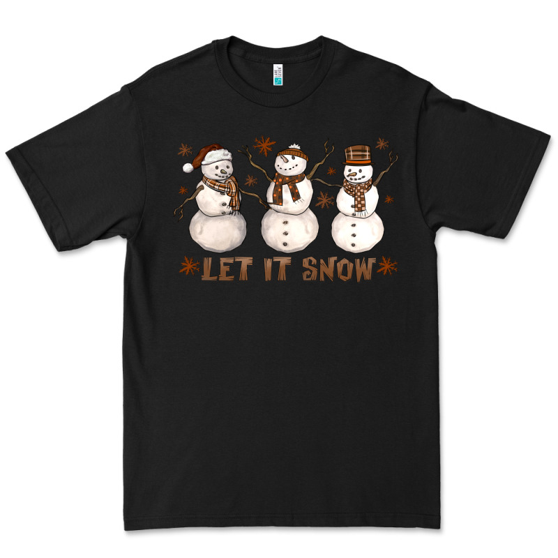 Let It Snow Snowmen Premium Tee by LillyAllenDesigns | Teevron