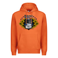 Carrot back the blue Premium Hoodie - CowhideDigitalArt