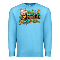 Ocean Blue Pumpkin spice junkie Premium Sweatshirt - RanaPortraitStore