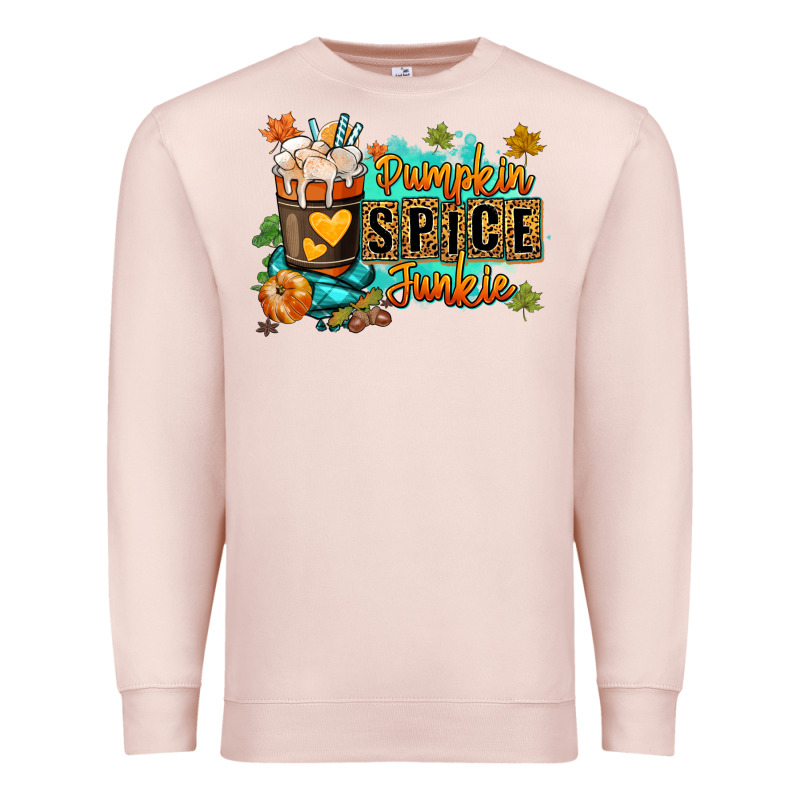 Pumpkin Spice Junkie Premium Sweatshirt by RanaPortraitStore | Teevron
