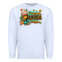 White Pumpkin spice junkie Premium Sweatshirt - RanaPortraitStore