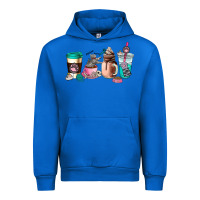 Cobalt cat  coffee cup Urban Hoodie - AdoDesignShop