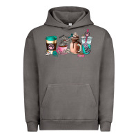 Pigment Tornado cat  coffee cup Urban Hoodie - AdoDesignShop