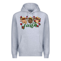 Heather Grey fiesta mexico gnome Premium Hoodie - HRA Design Shop