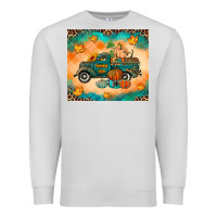 Dove Grey Pumpkin farm Premium Sweatshirt - RanaPortraitStore