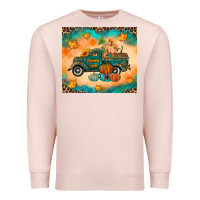 Pale Pink Pumpkin farm Premium Sweatshirt - RanaPortraitStore