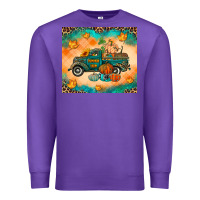 Purple Pumpkin farm Premium Sweatshirt - RanaPortraitStore