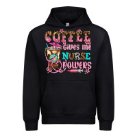 Black coffee gives me nurse power Urban Hoodie - AdoDesignShop
