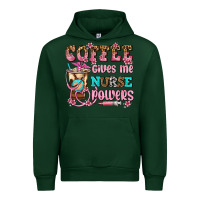 Forest Green coffee gives me nurse power Urban Hoodie - AdoDesignShop