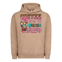 Pigment Burro coffee gives me nurse power Urban Hoodie - AdoDesignShop