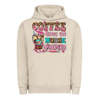Pigment French Oak coffee gives me nurse power Urban Hoodie - AdoDesignShop