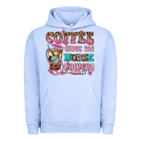 Pigment Grape Ice coffee gives me nurse power Urban Hoodie - AdoDesignShop