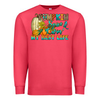 Cardinal Pumpkin spice and livin' my best life Premium Sweatshirt - RanaPortraitStore