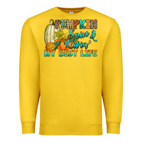 Lemon Pumpkin spice and livin' my best life Premium Sweatshirt - RanaPortraitStore