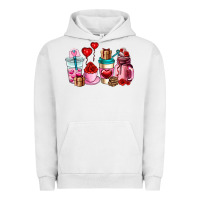 Pigment Lunar Rock valentines day roses coffee cups Urban Hoodie - AdoDesignShop