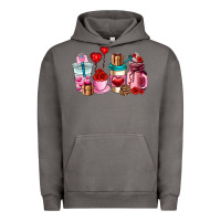 Pigment Tornado valentines day roses coffee cups Urban Hoodie - AdoDesignShop