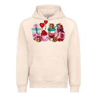 Sandshell valentines day roses coffee cups Urban Hoodie - AdoDesignShop