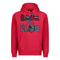 Cardinal back the blue1 Premium Hoodie - CowhideDigitalArt