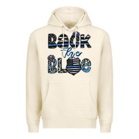 Tofu back the blue1 Premium Hoodie - CowhideDigitalArt